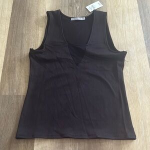 NWT Red by BKE (Buckle brand) ribbed tank with mesh detail